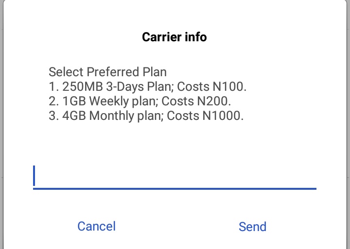 MTN 1000 for 4GB