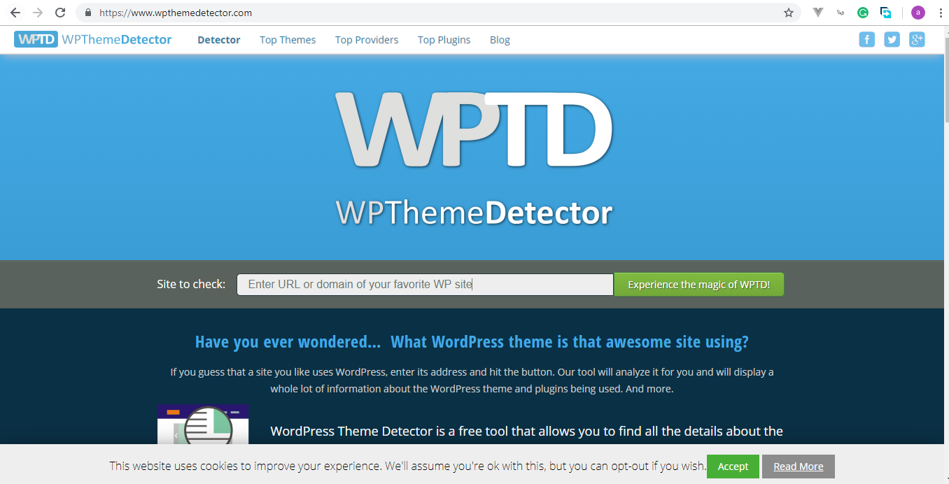 how to detect Wordpress theme