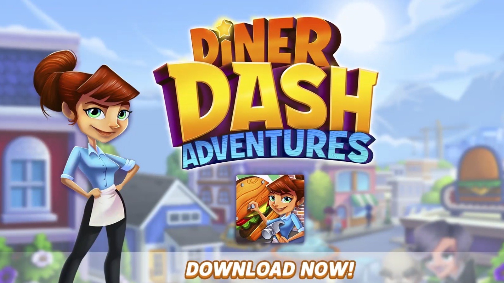 Diner DASH Adventures MOD APK Hack + Unlimited Gems, Lives